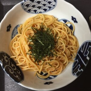 明太子のパスタ